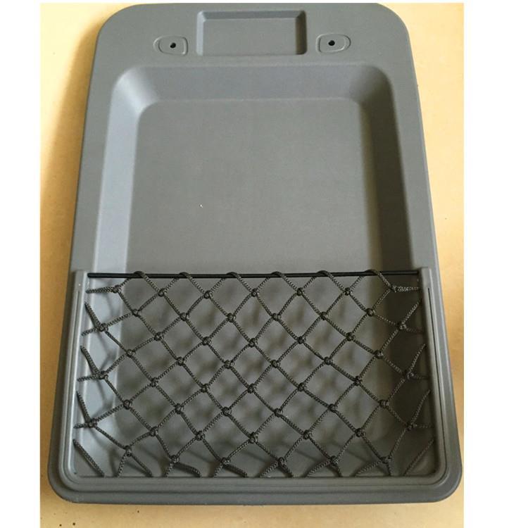 New 90x90 black grey color plastic Bus Seat Cup Holder for sale.jpg